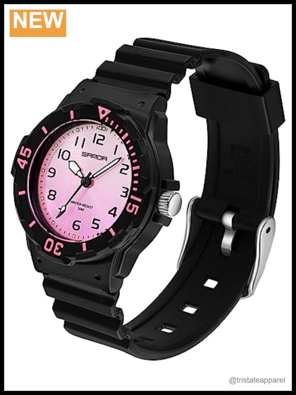 Women's Waterproof Sport Analog Watch Minimalist Simple Casual Resin Band